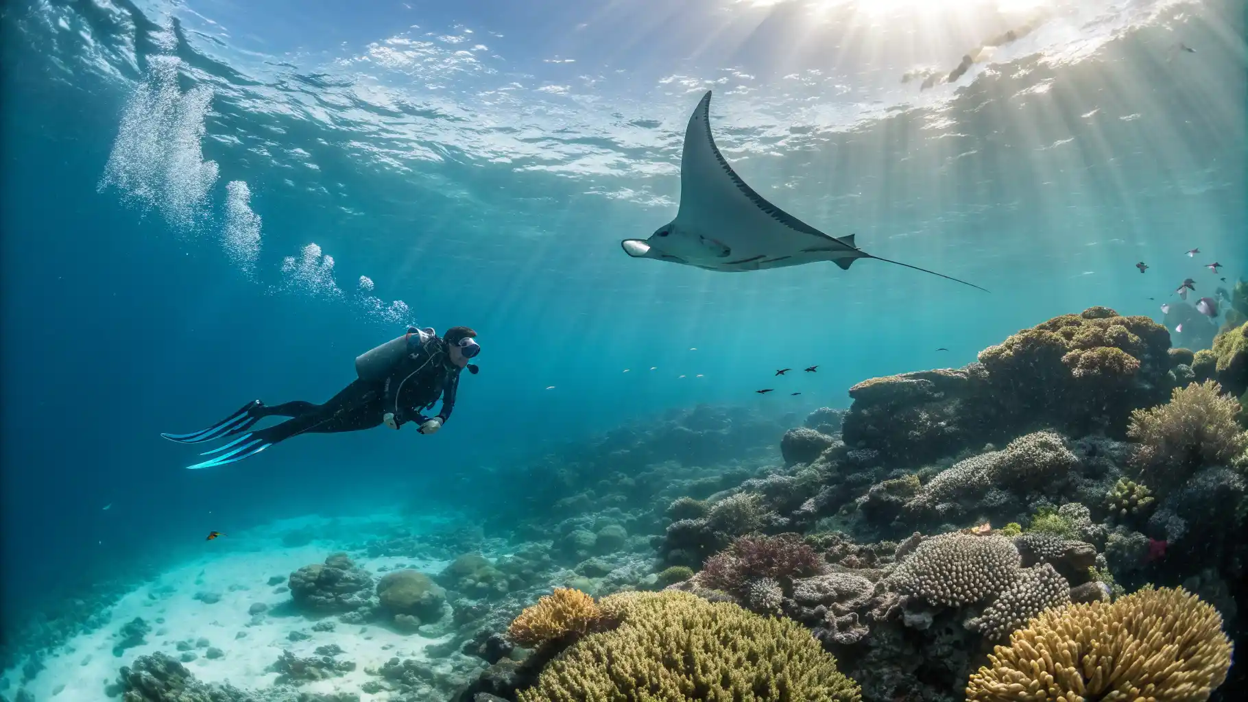 Underwater scene at Komodo National Park | Labuan Bajo Diving
